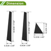 Chevrolet Optra (2004-2009) Black 6 x Pillar Window Trim