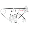 Patrol GQ Y60 GU Y61 TD42 TD42T Pulley V-Belt Tensioner Air Con Fan Belt