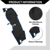 Honda Civic 11th Gen 2021-2024 - Black & Blue Set Dashboard Cover Mat