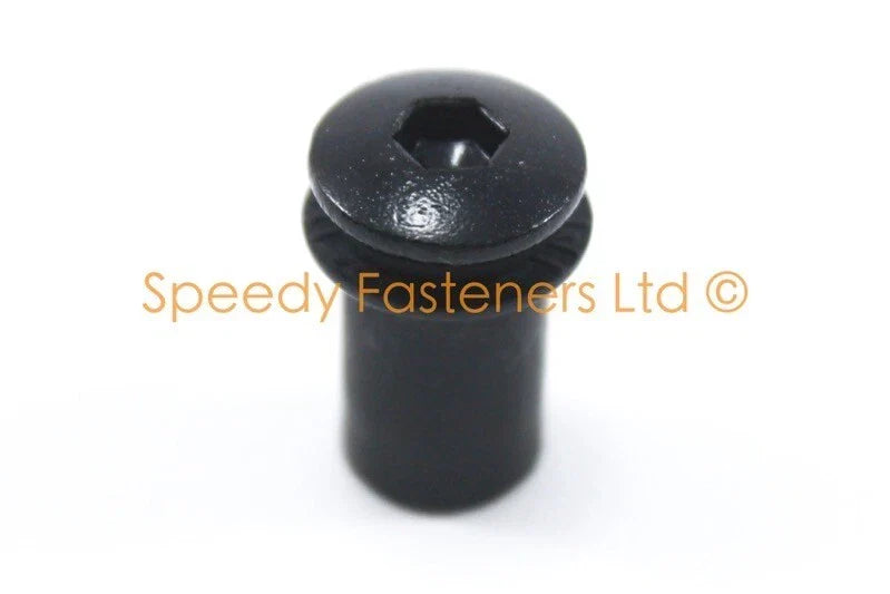 Motociclismo Negro parabrisas tornillos carenado 10 x