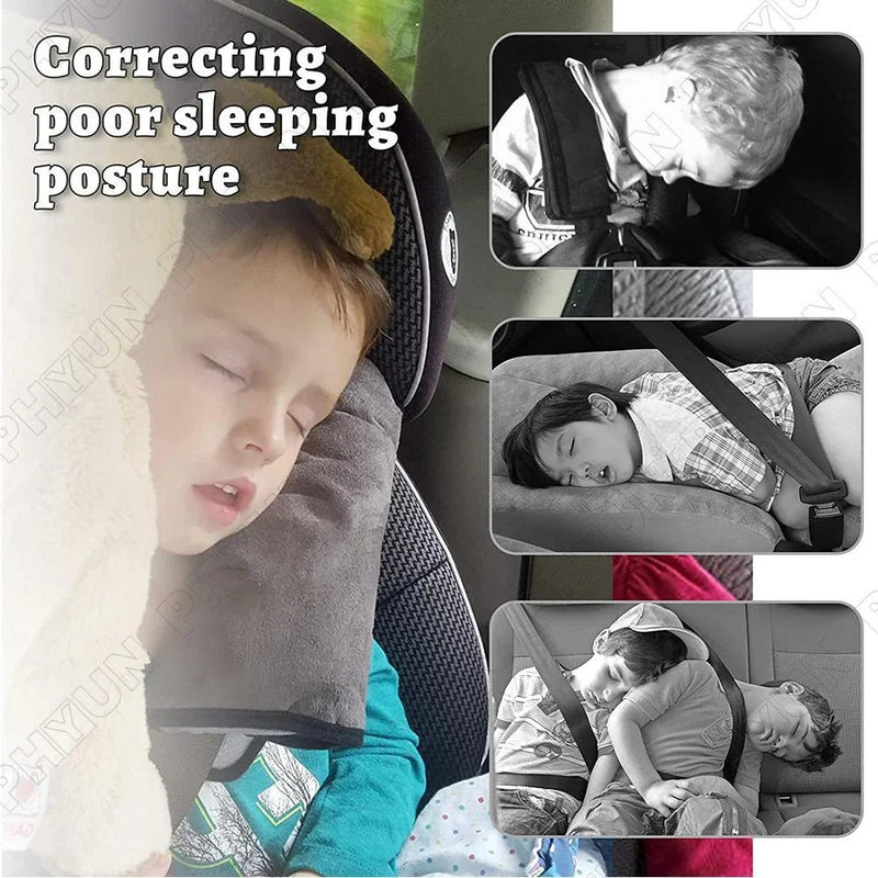 Kids Seat Belt Car Safety Strap Cover & Shoulder Pillow Pad Cushion