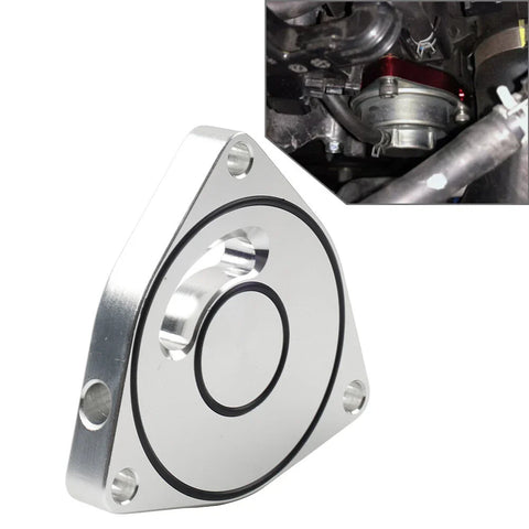 Honda Civic Silver Turbo Blow Off Valve BOV Plate Spacer (2015-2021)