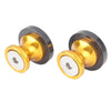 Honda Suzuki Ducati Motorcycles 8mm Swingarm Sliders Spools Gold