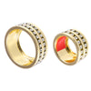 BMW 3 Series F30 Gold Tone 3 x Pcs AC Tune Knob Cover Ring