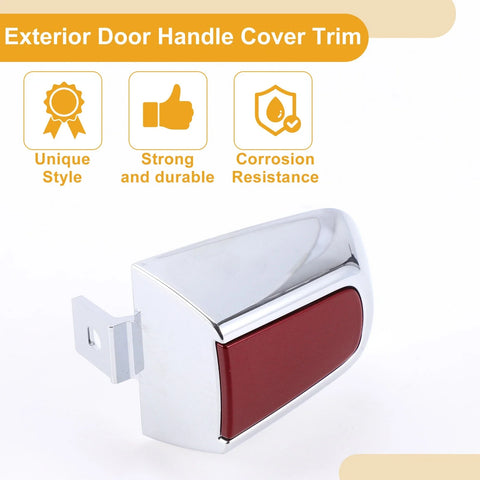 Chevrolet Malibu (2016 - 2018) Red ABS Exterior Door Handle Cover Trim