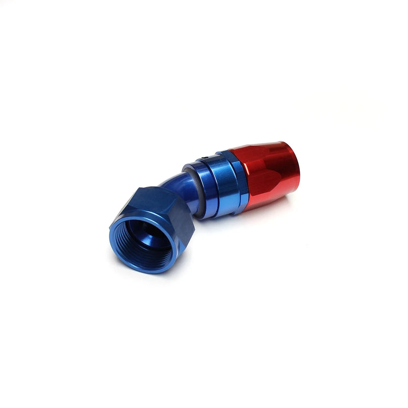 Car Model 45 Degree Aluminum Swivel Braided Hose End Fitting -6 AN