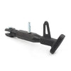 Universal Motorcycle - Black Adjustable Kickstand Foot Side Stand