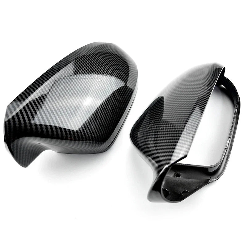 Audi A6 / S6 C7 Carbon Fiber Style Side Wing Mirror Caps Covers (2012–2018)