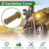 Universal 1 x 25mm Motorcycle Hand Grips Cover Handlebar Cover TPU Yellow