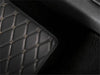 4 x PU Leather Car Floor Mats Black & Beige