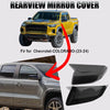 Chevy Colorado Carbon Fiber Style Rear View Side Mirror Cover Caps (2023-2024)