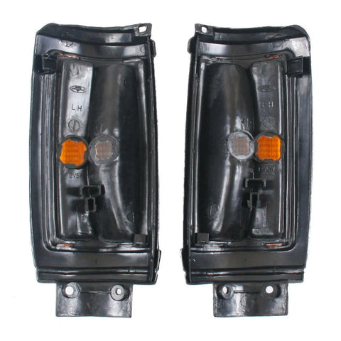 Corner Lights Turn Lamp Black Pair Fits Mitsubishi Triton L200 ME MF 1987-96