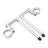 Universal Cafe Racer Motor - Silver 58MM Clip-On Handlebar