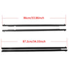 Mazda 3 BK Sedan (2004-2009) 4 x Black Window Belt Weatherstrips