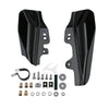 Harley Touring Street Glide Chrome/Black Mid-Frame Air Deflectors (01-08)