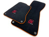 McLaren MP4 12C with Orange Trim Tailored Floor Mats Set (2011-2014)