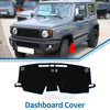 Toyota Sienna 2021-2024 Sun Protector Black Blue Dashboard Cover Mat