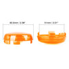 Harley 4pcs Motorcycle LED Turn Signal Light Indicator Lens Cover Yellow
