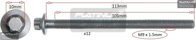 Isuzu NKR200 Cylinder Head Bolt Set (2003-2008)