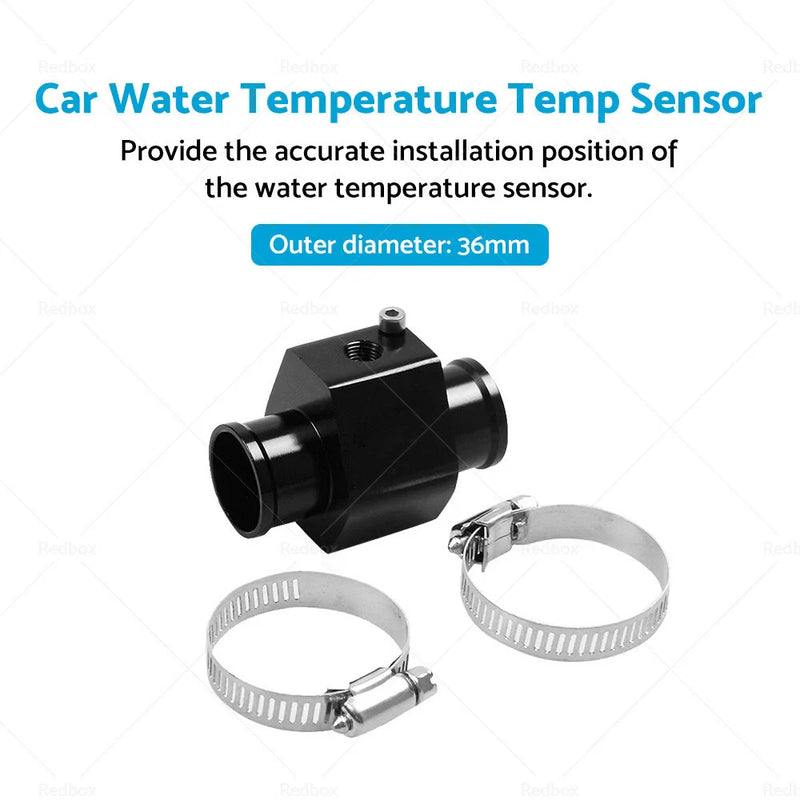 Car Radiator Hose Adapter 36mm Water Temperature Sensor Gauge
