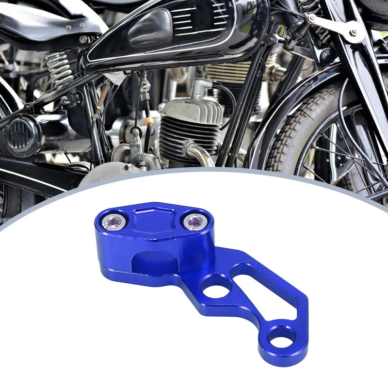 Motorcycle Blue Front Brake Line Hose Clamp
