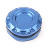 Kawasaki Yamaha Suzuki Honda 37MM CNC Rear Brake Fluid Reservoir Guard Blue