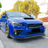 Subaru WRX STI VA Carbon Look / Front Bumper Side Fin C Canards Splitter