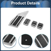 Peugeot 508 (2012-2014) Silver Tone 4 Pcs Foot Accelerator Pedal Covers