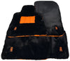 Rolls Royce Ghost Series I - Orange Leather Sheepskin Car Floor Mats