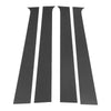 Dodge Ram (2004-2008) Carbon Fiber Pattern Black 4 x Pillar Window Trim