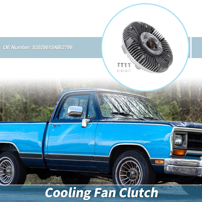 Dodge Ram 2500 I6 5.9L Turbo Engine Cooling Fan Clutch
