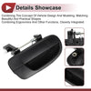 Hyundai Accent Rear Right Black ABS Exterior Door Handle (2010-2017)