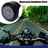 Motorcycle Handlebar Mount 1x Watch Dial Clock Set