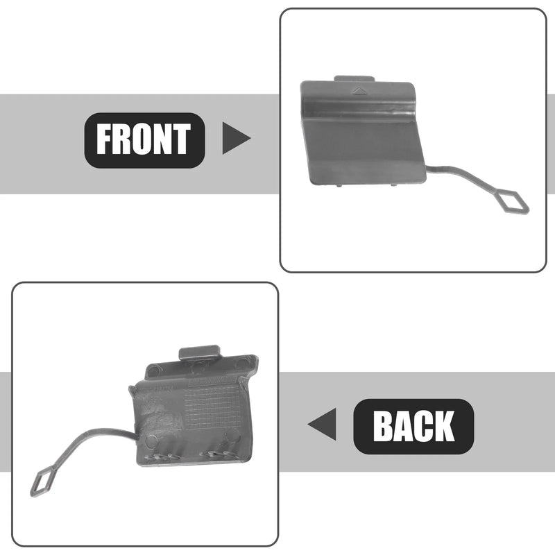 BMW 550i Rear Left Bumper Tow Eye Cover Cap (2011-2013)