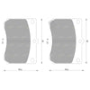 Mazda 323 (BA BG) and Ford Laser Disc Brake Pads Set (KF KH KJ)