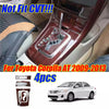 Toyota Corolla AT Console Gear Shift Panel Cover / Glossy Wood Grain (2009–2013)