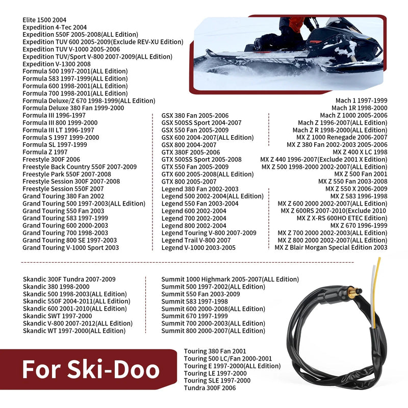 Ski-Doo MXZ Brake Stoplight Micro Switch (1996–2004)