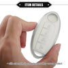 Nissan Altima (2007-2020) Flexible White 4 x Key Fob Shell Cover Case
