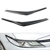 Toyota Camry SE XSE Black Headlight Eyebrow Trim (2018-2024)