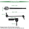 Ford Mustang 6 x Front Suspension Kit Tie Rod Ends & Sway Bar Links (2011-2014)