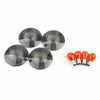 Harley Road King Touring Glide 4x Smoke Turn Signal Lens (1986-2007)