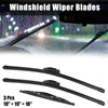 Mazda Tribute 3 x 19" Front Windshield Wiper Blades (2001-2006)