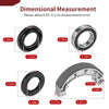 Honda Rancher 420 TRX420TM Rear Brake Drum Bearing Seals & Shoes (2007–2013)