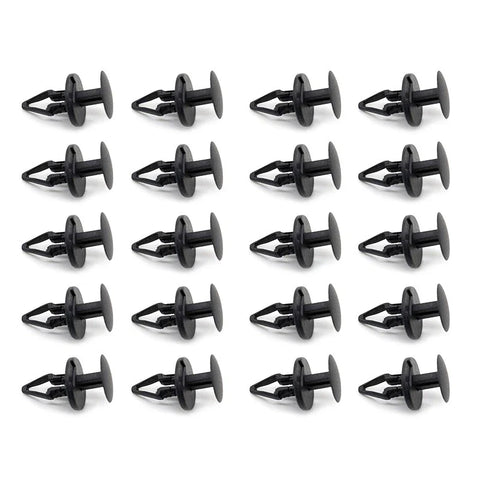GMC Chevrolet Cadillac Buick 20 x Black Nylon Push Retainer Clips