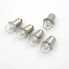 Headlamp Torch 5PCS Upgrade LED Flashlight Bulb 6V-24V P13.5S Base Bulbs CSP