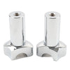 Harley Dyna Sportster Softail 3.5" Chrome Straight Handlebar Risers