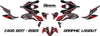 Kawasaki Z400 2017-2023 Strike Red Graphics Decals Stickers