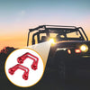 Jeep Gladiator JT (2020-2022) Red 2 x Car Front Light Mounting Holders