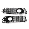 Audi A3 8P Fog Light Grille Cover Bezel Trims 2x (2009-2012)