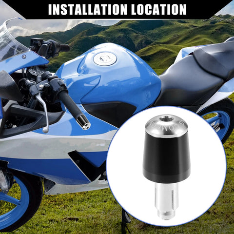Honda 2 x Handlebar End Plug Cap 7/8" 22mm